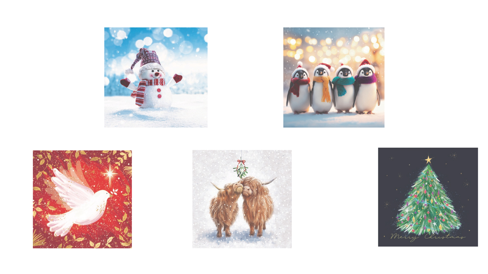 Christmas cards on special offer